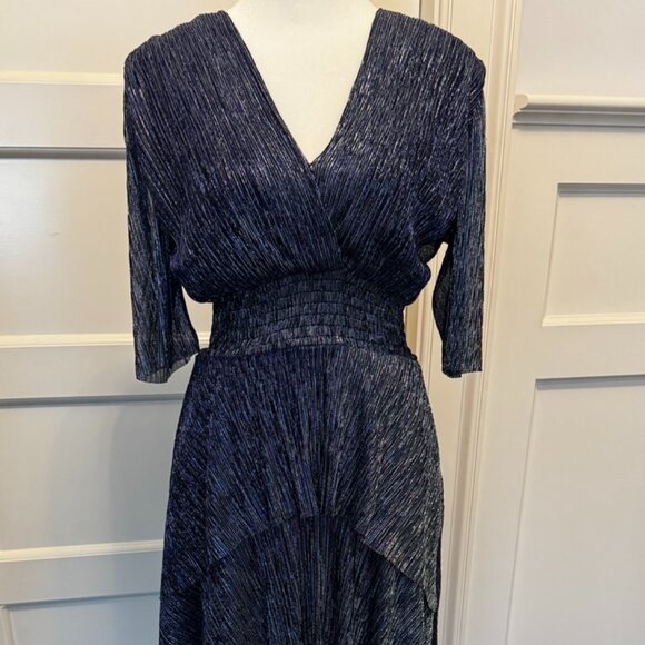 Maje Navy Midi Dress - Picture 1 of 12